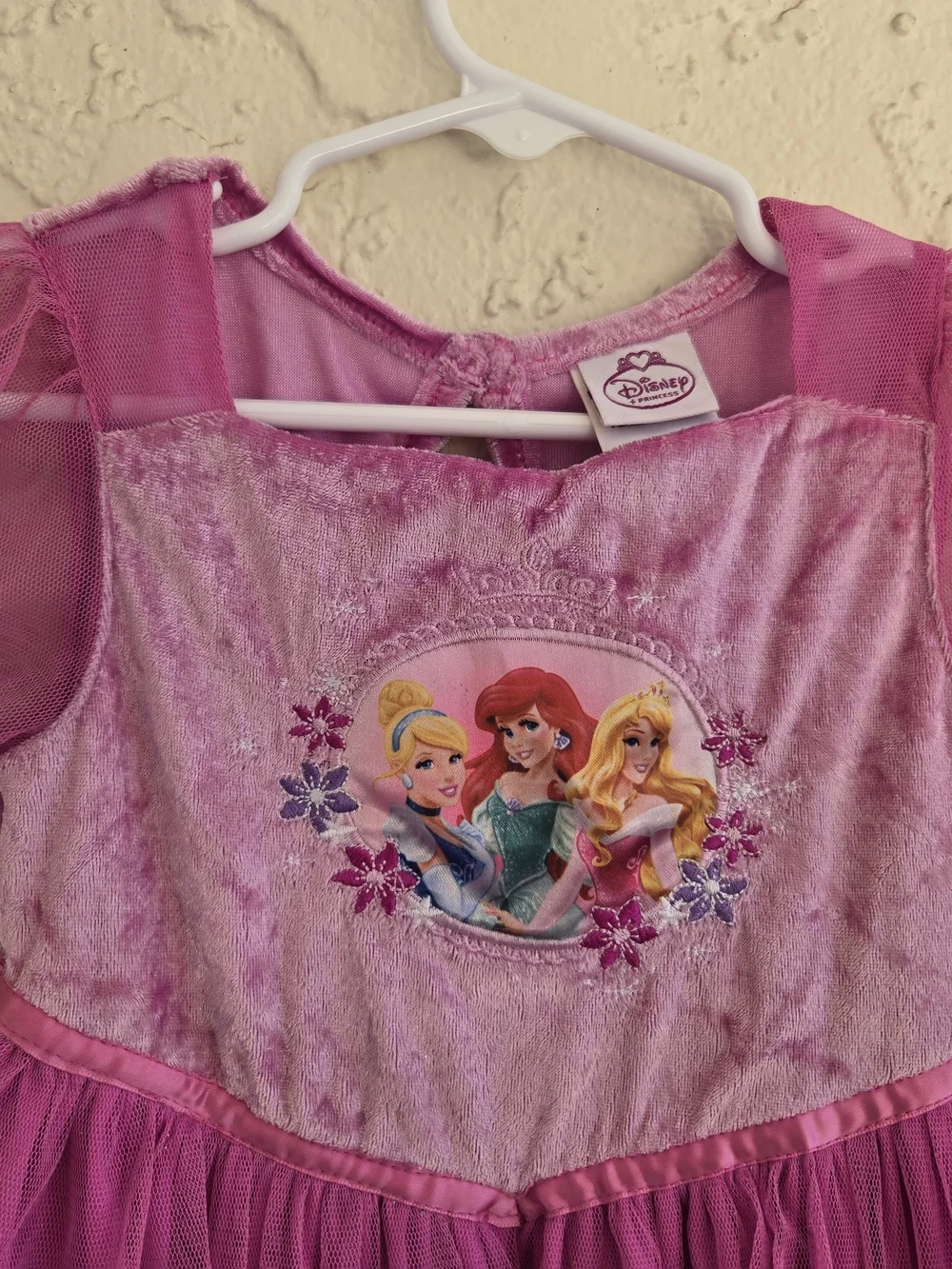 Disney Princess Pink Nightgown Dress 2T - Picture 3 of 7